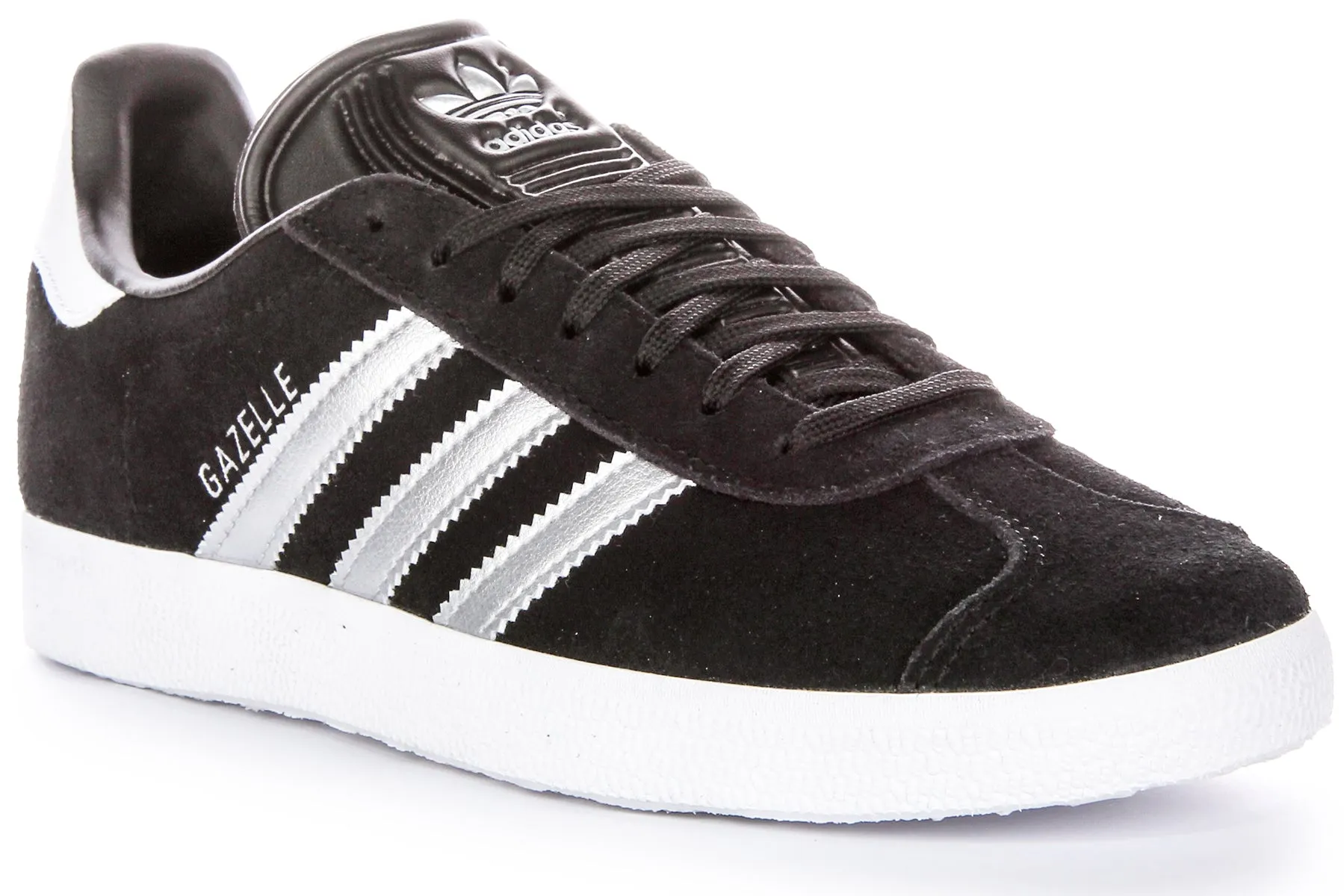 Adidas Gazelle en Noir Argent pour Femme Chaussures Adidas