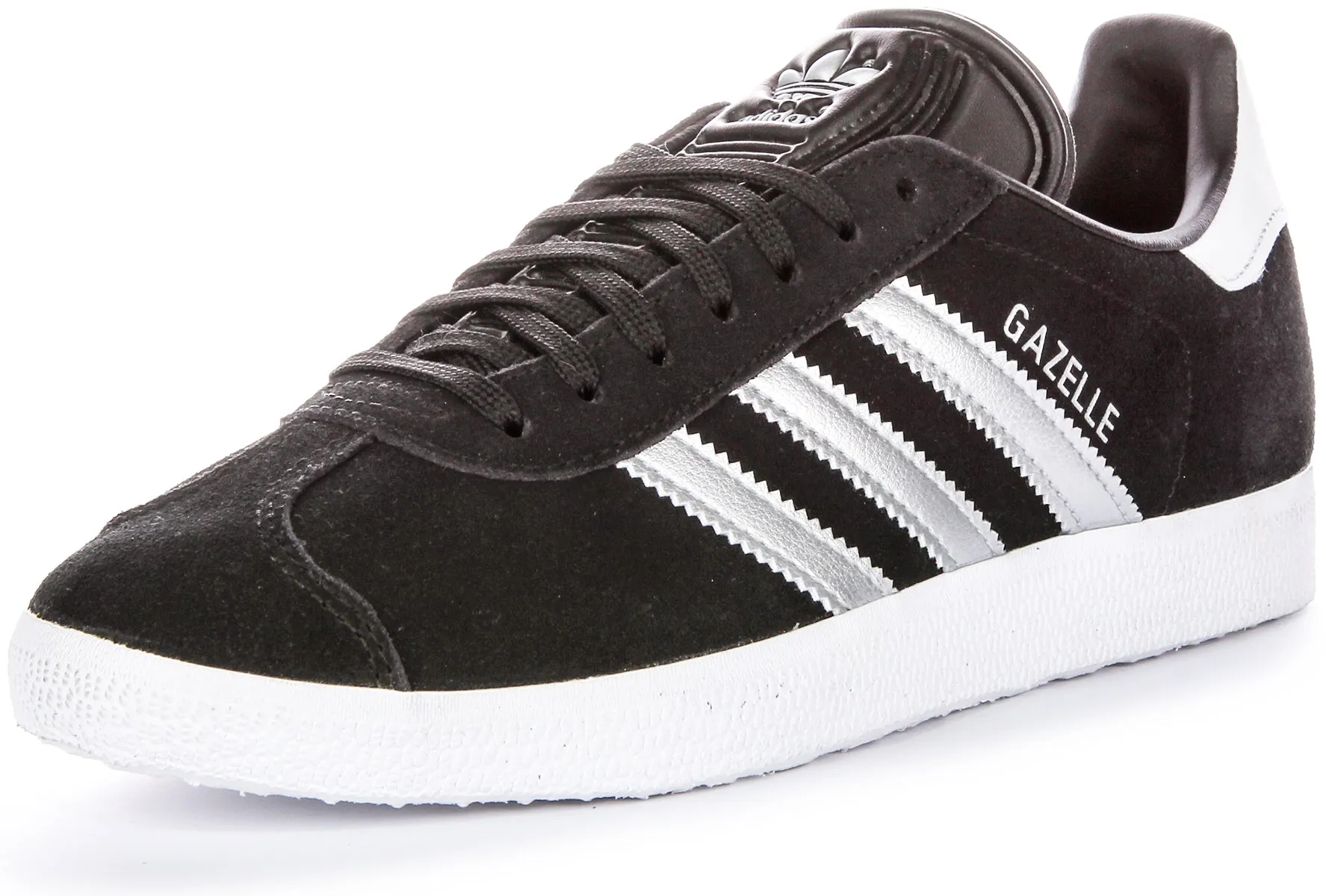 Adidas Gazelle en Noir Argent pour Femme Chaussures Adidas
