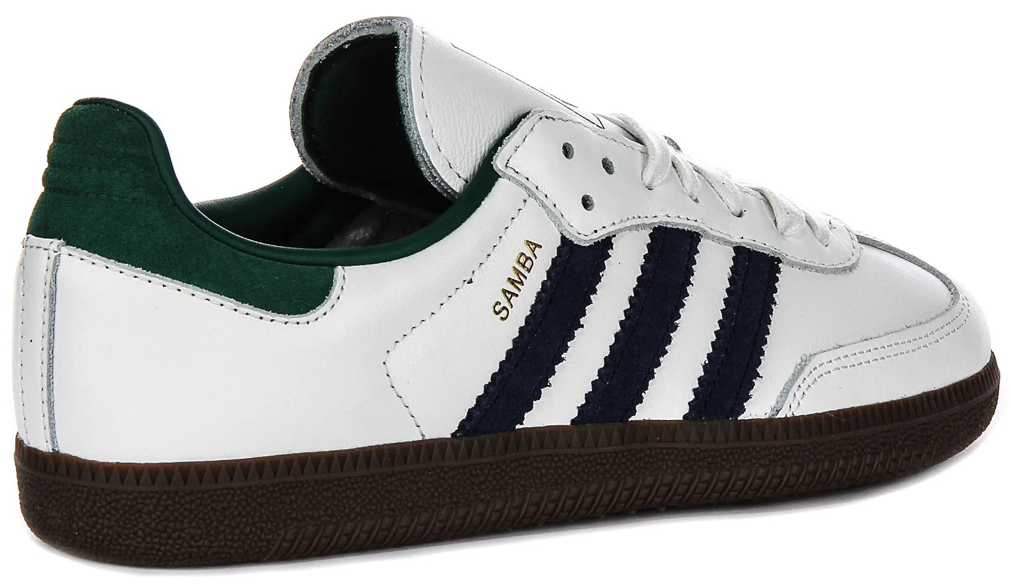 Adidas Samba OG en Blanc Bleu Marine Vert pour Femme Chaussures Adidas