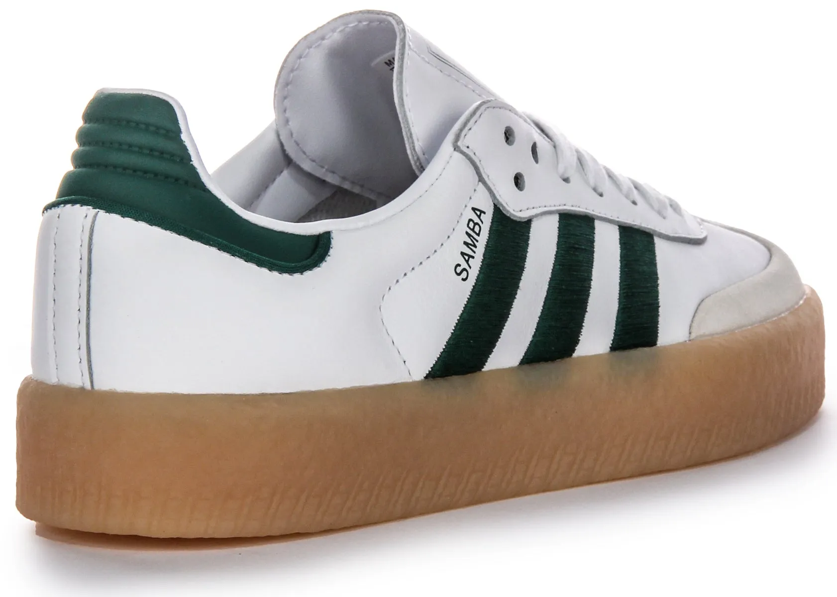 Adidas Sambae en blanc et vert pour femmes Chaussures Adidas
