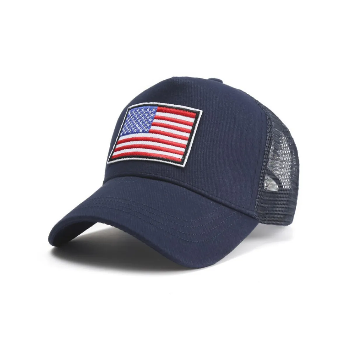 Casquette de camionneur avec drapeau américain et bande réglable Chaussures ecco