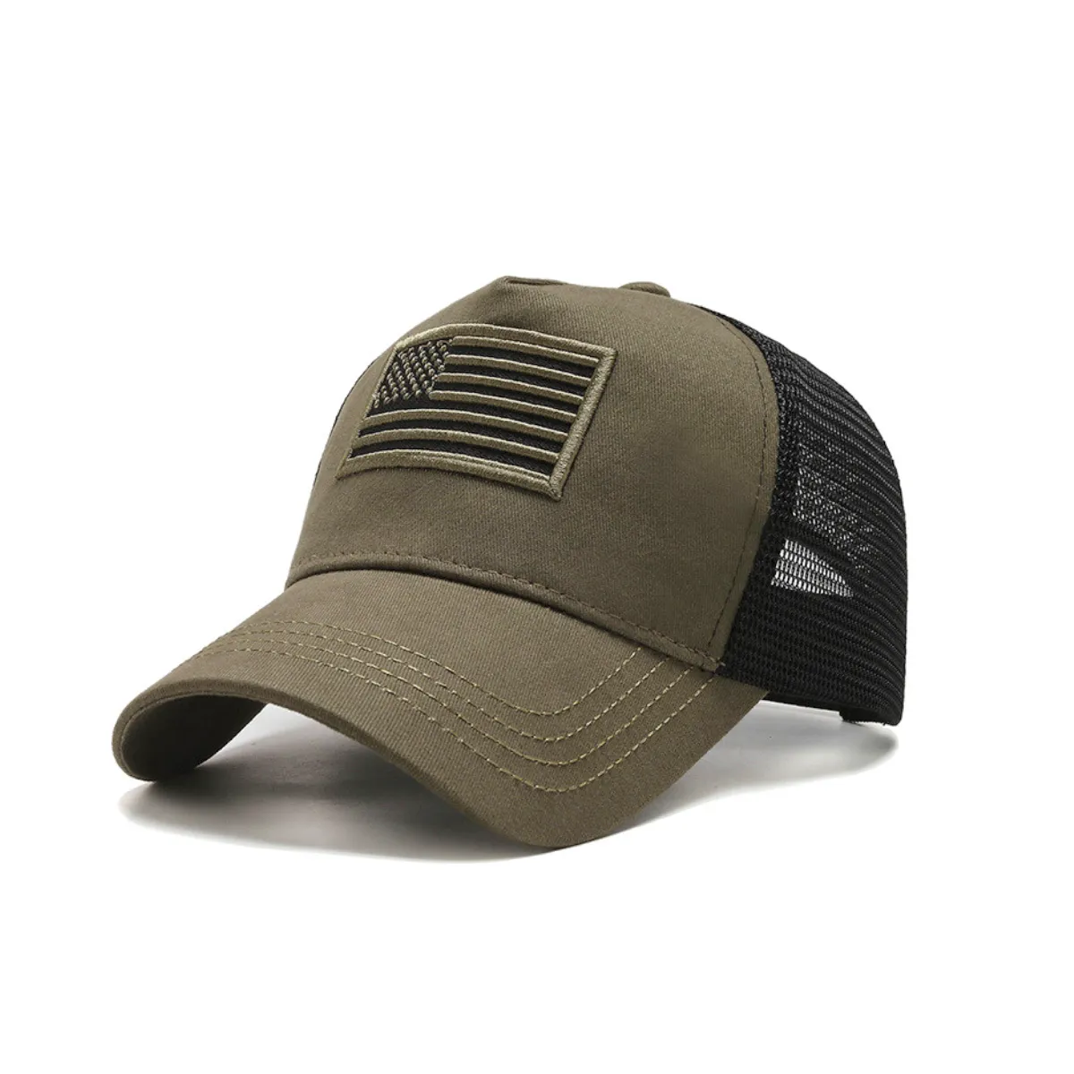 Casquette de camionneur avec drapeau américain et bande réglable Chaussures ecco