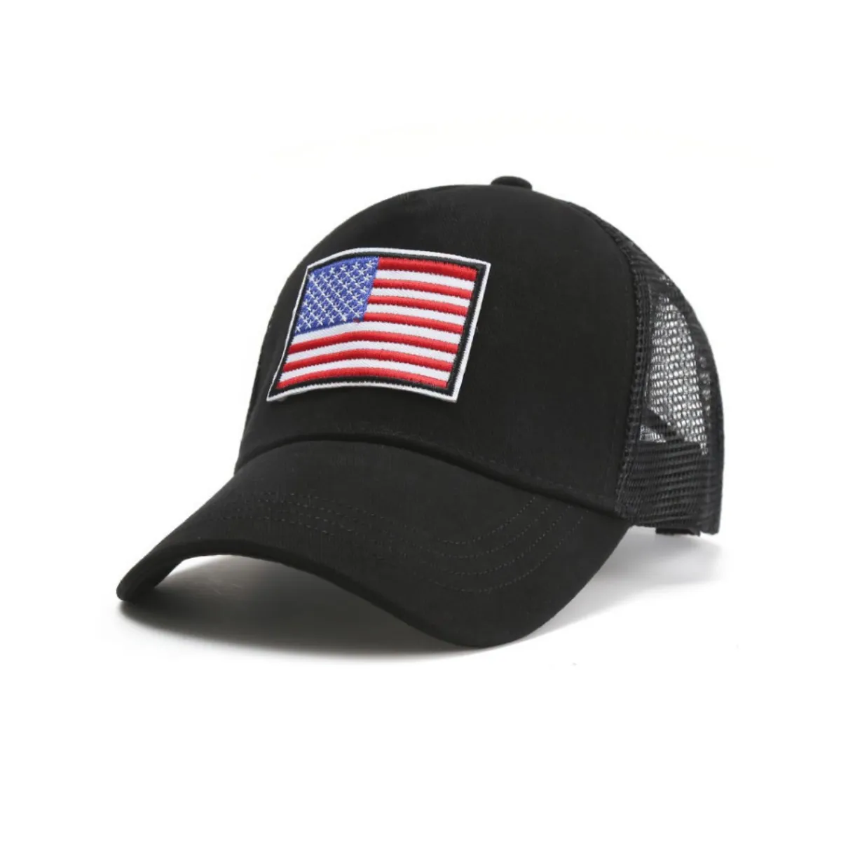Casquette de camionneur avec drapeau américain et bande réglable Chaussures ecco