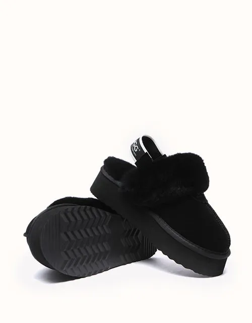 Chaussons UGG® à plateforme gaufrée Australian Shepherd