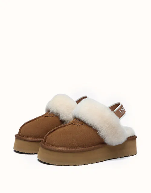 Chaussons UGG® à plateforme gaufrée Australian Shepherd