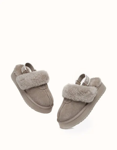 Chaussons UGG® à plateforme gaufrée Australian Shepherd