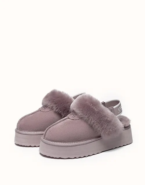 Chaussons UGG® à plateforme gaufrée Australian Shepherd