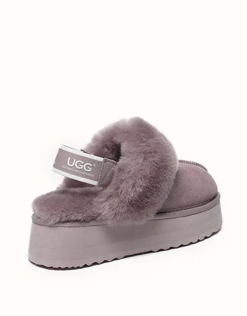 Chaussons UGG® à plateforme gaufrée Australian Shepherd