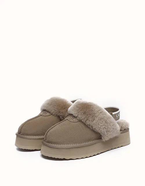 Chaussons UGG® à plateforme gaufrée Australian Shepherd