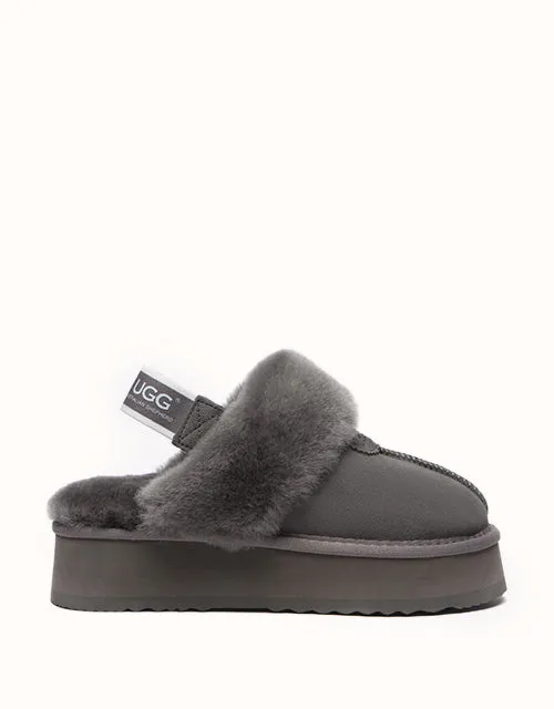 Chaussons UGG® à plateforme gaufrée Australian Shepherd
