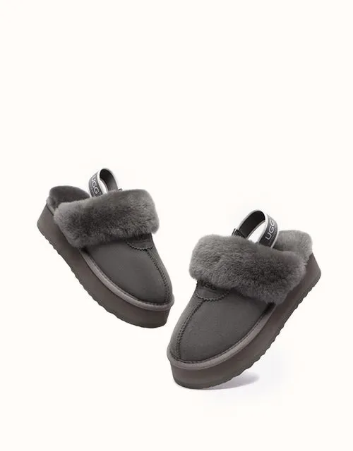 Chaussons UGG® à plateforme gaufrée Australian Shepherd