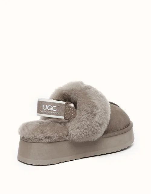 Chaussons UGG® à plateforme gaufrée Australian Shepherd