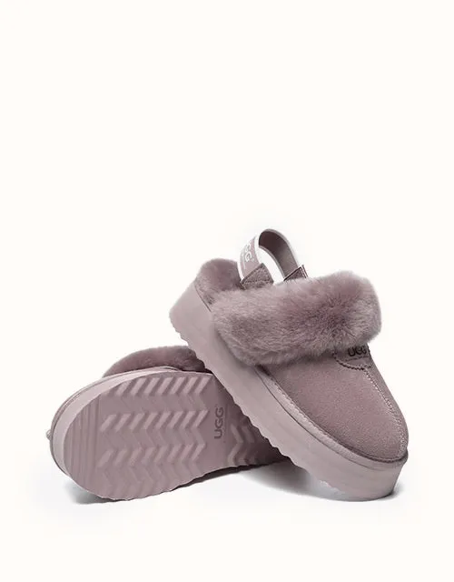 Chaussons UGG® à plateforme gaufrée Australian Shepherd