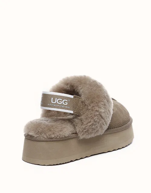 Chaussons UGG® à plateforme gaufrée Australian Shepherd