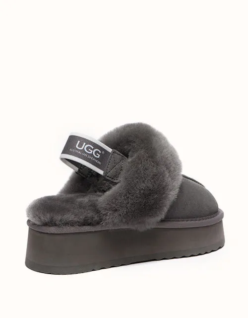 Chaussons UGG® à plateforme gaufrée Australian Shepherd