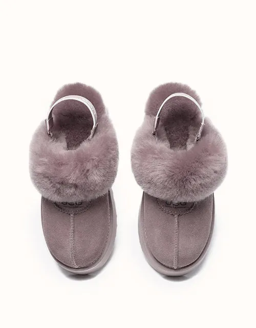 Chaussons UGG® à plateforme gaufrée Australian Shepherd