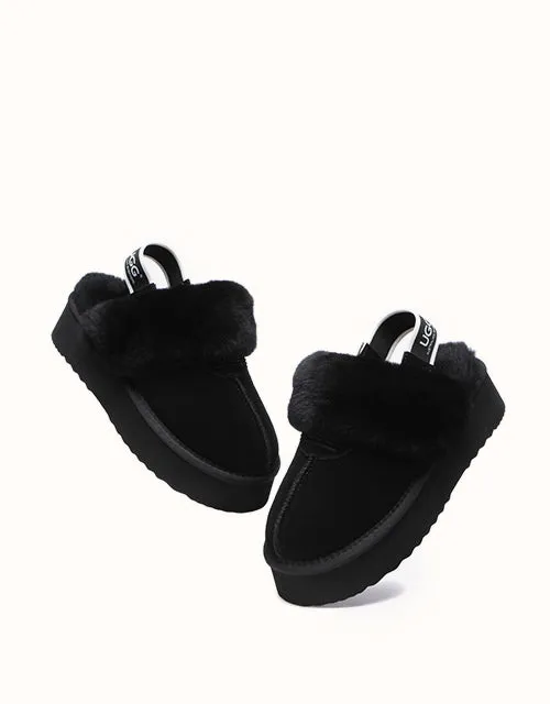 Chaussons UGG® à plateforme gaufrée Australian Shepherd