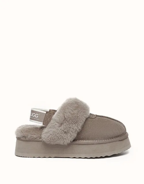 Chaussons UGG® à plateforme gaufrée Australian Shepherd
