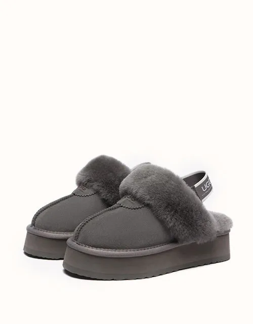 Chaussons UGG® à plateforme gaufrée Australian Shepherd