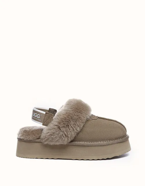 Chaussons UGG® à plateforme gaufrée Australian Shepherd