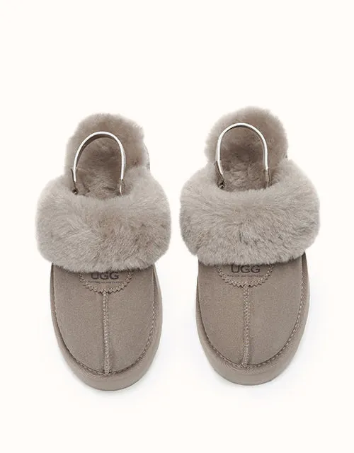 Chaussons UGG® à plateforme gaufrée Australian Shepherd
