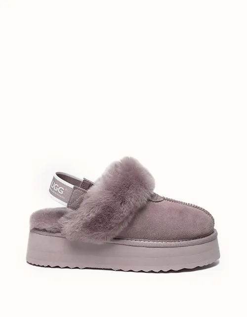 Chaussons UGG® à plateforme gaufrée Australian Shepherd