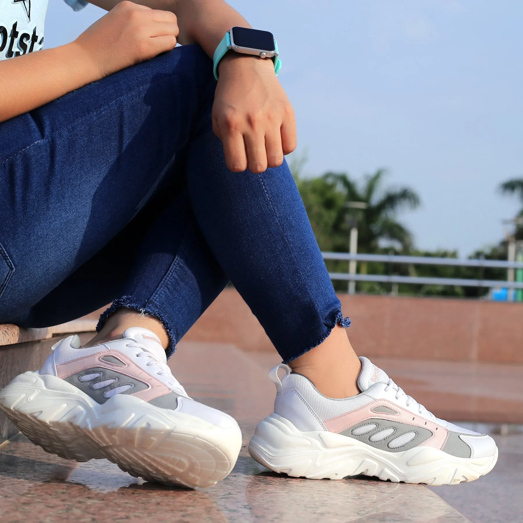 Bacca Bucci EMMA Sneakers basses à plateforme pour femmes | Sneakers StreetWear volumineuses