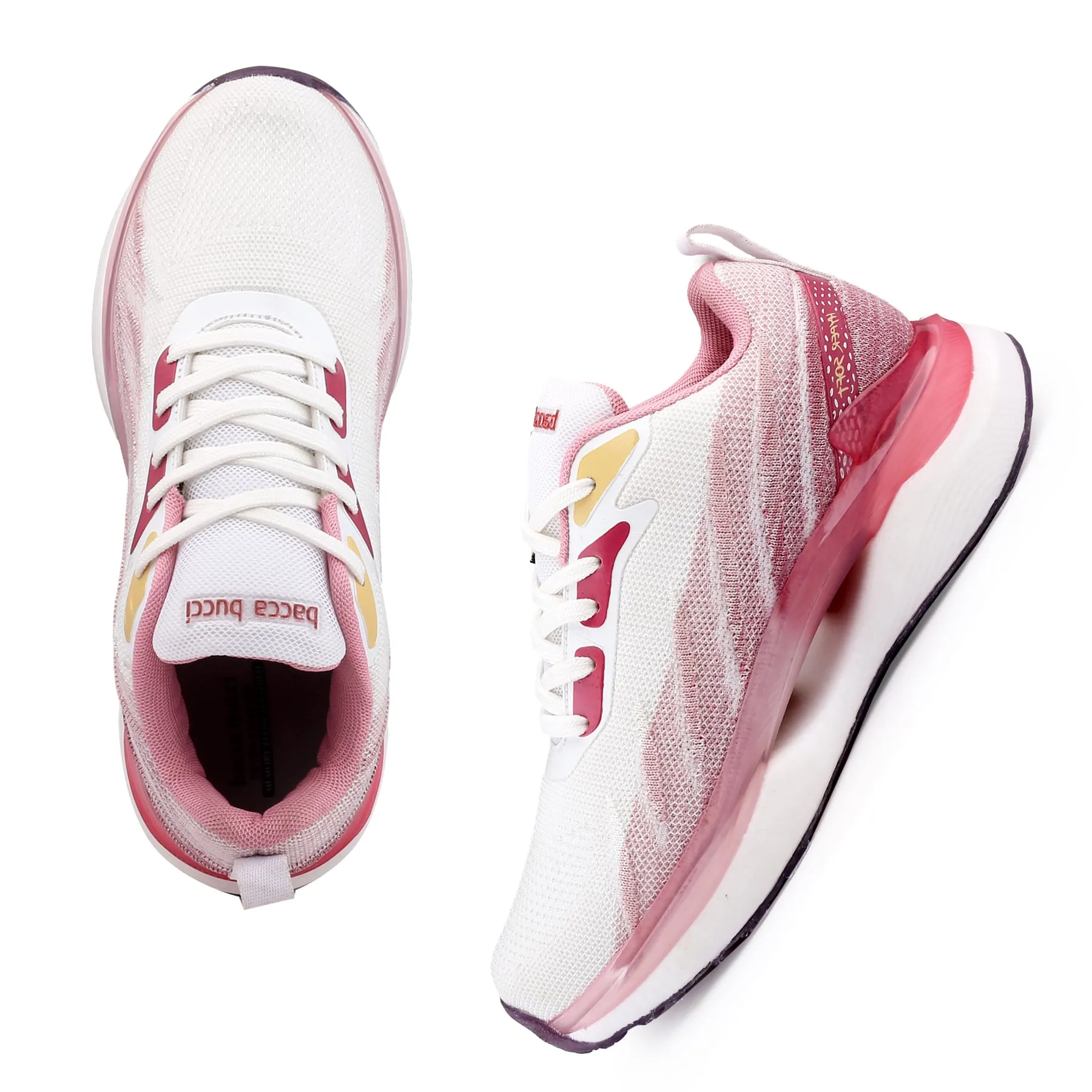 Bacca Bucci SÉRIE HYPERSOFT POUR FEMMES avec Semelle Ultra-Rebond et Empiècement en Maille Respirante Iconique