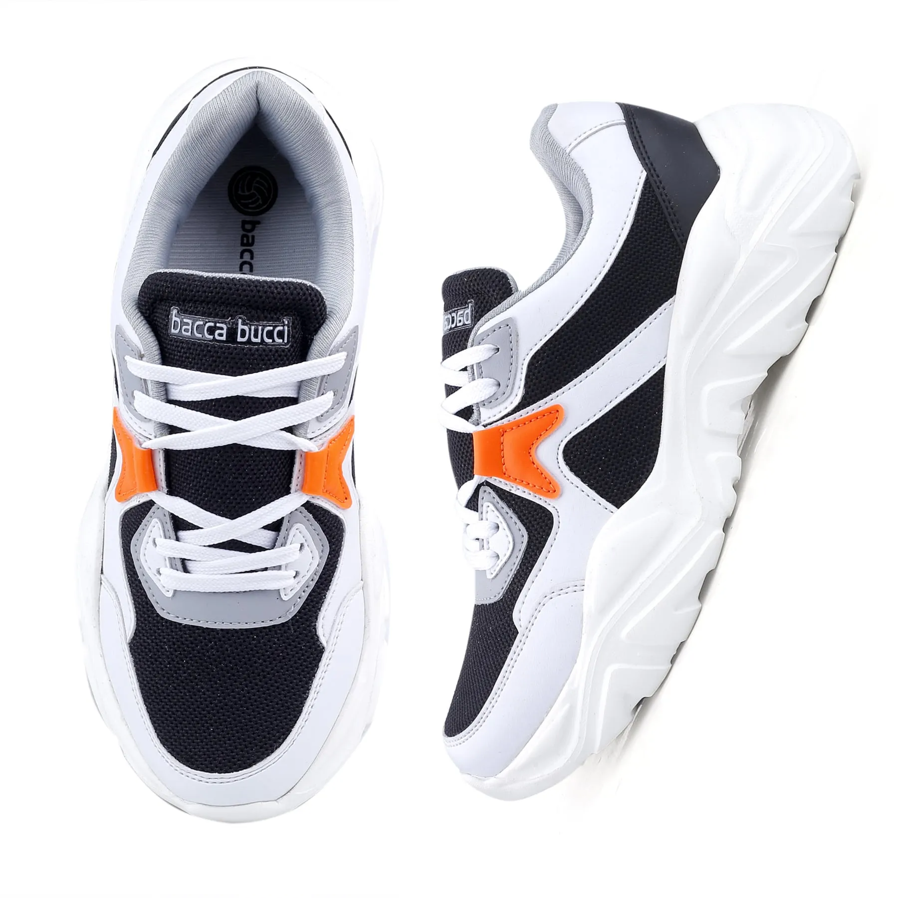 Bacca Bucci MARINE Sneakers Plateforme à Tige Basse pour Femme | Sneakers Épaisses StreetWear