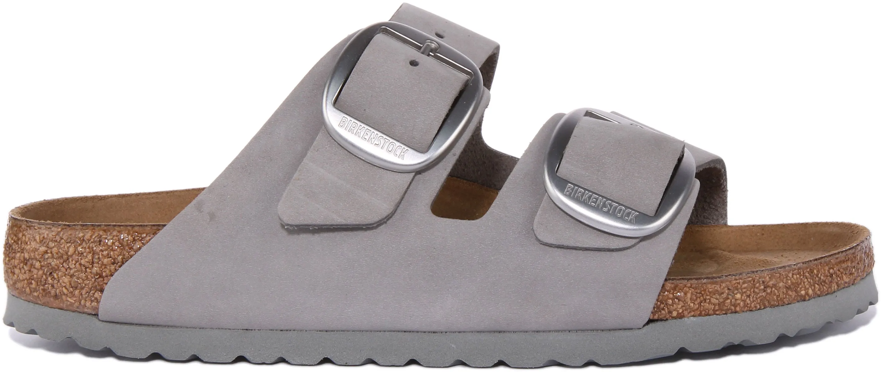 Birkenstock Arizona en gris pour unisexe | Chaussures Birkenstock à coupe étroite