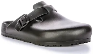 Birkenstock Boston Eva In Black | Regular Fit Shoes Birkenstock