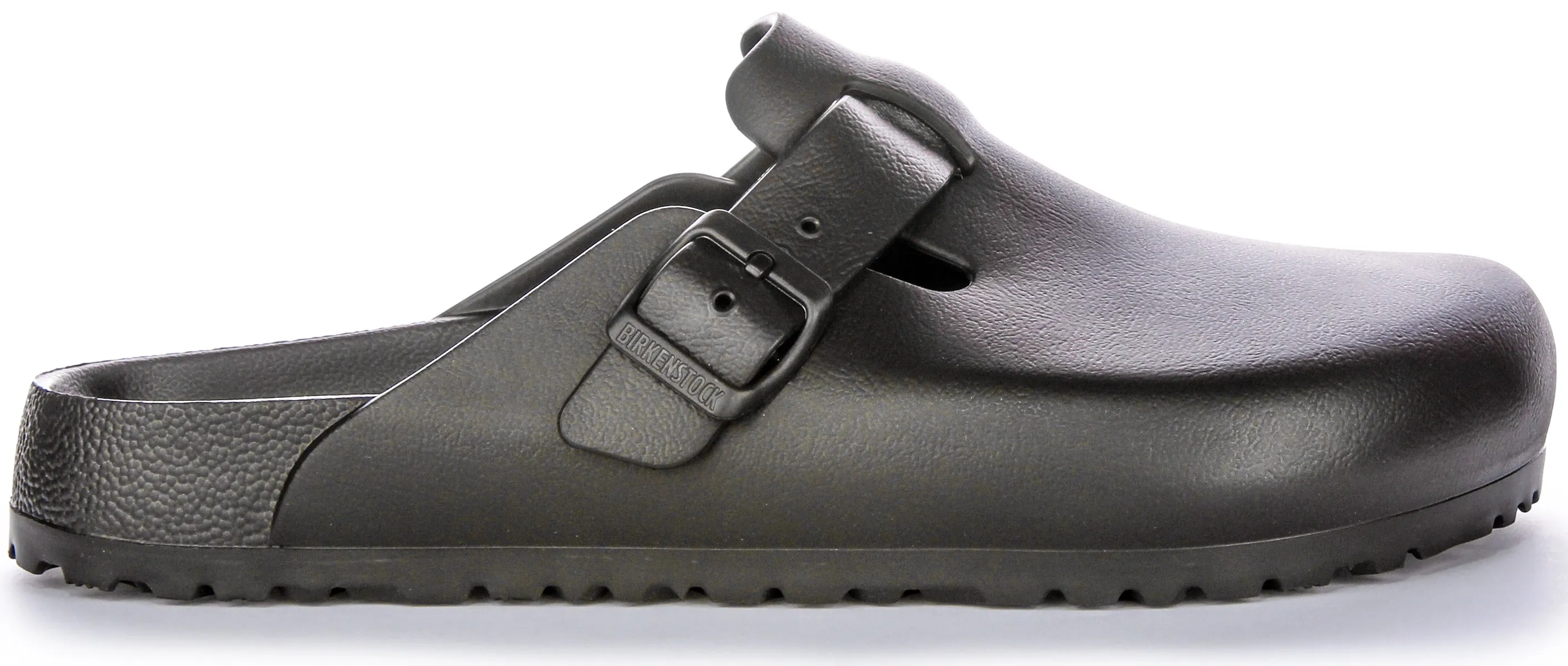 Birkenstock Boston Eva en noir | Chaussures à ajustement régulier Birkenstock