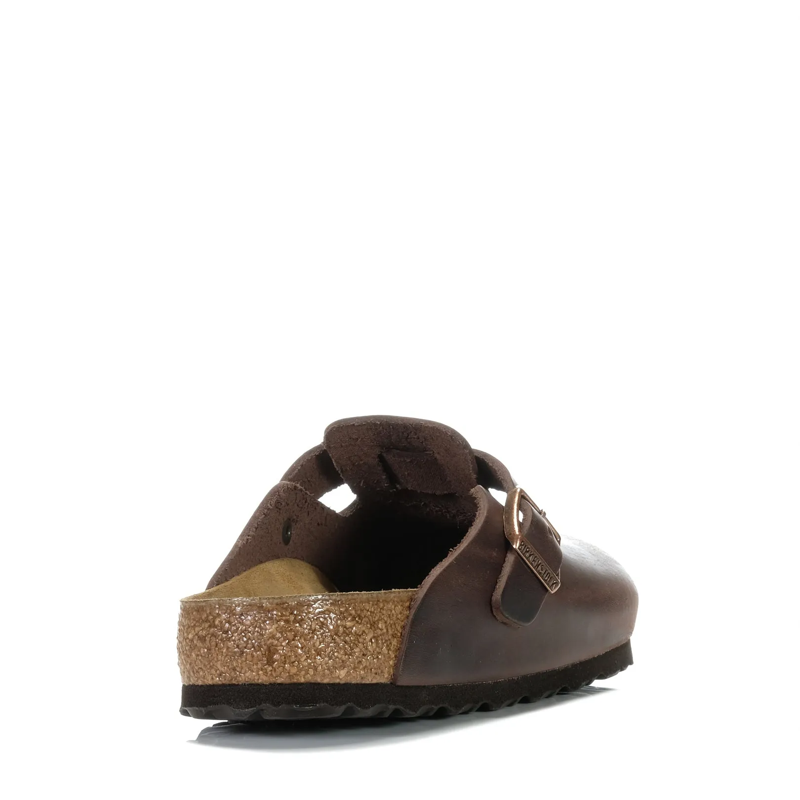 Birkenstock Boston en cuir huilé Habana
