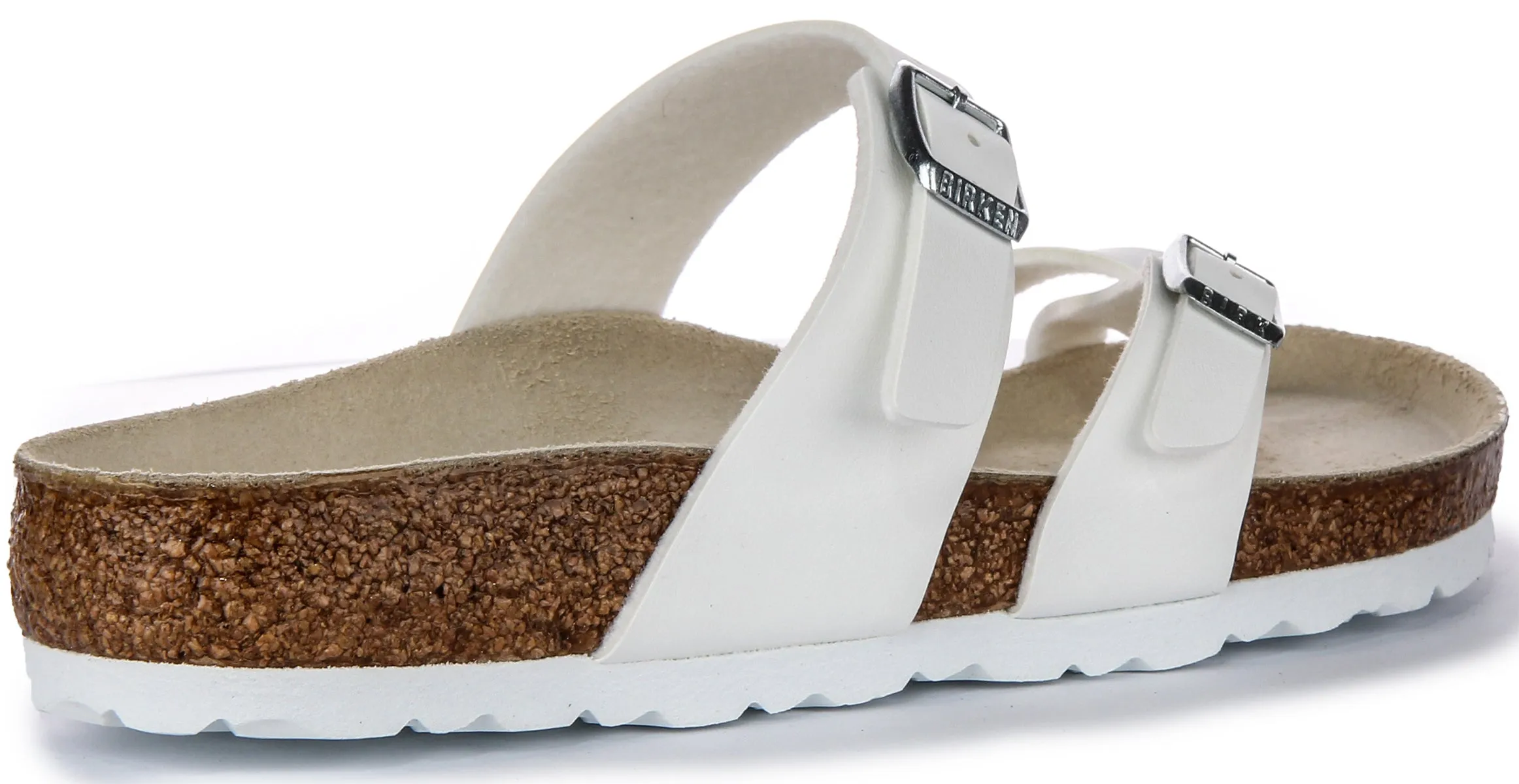 Birkenstock Mayari en blanc pour femmes | Chaussures à ajustement régulier Birkenstock