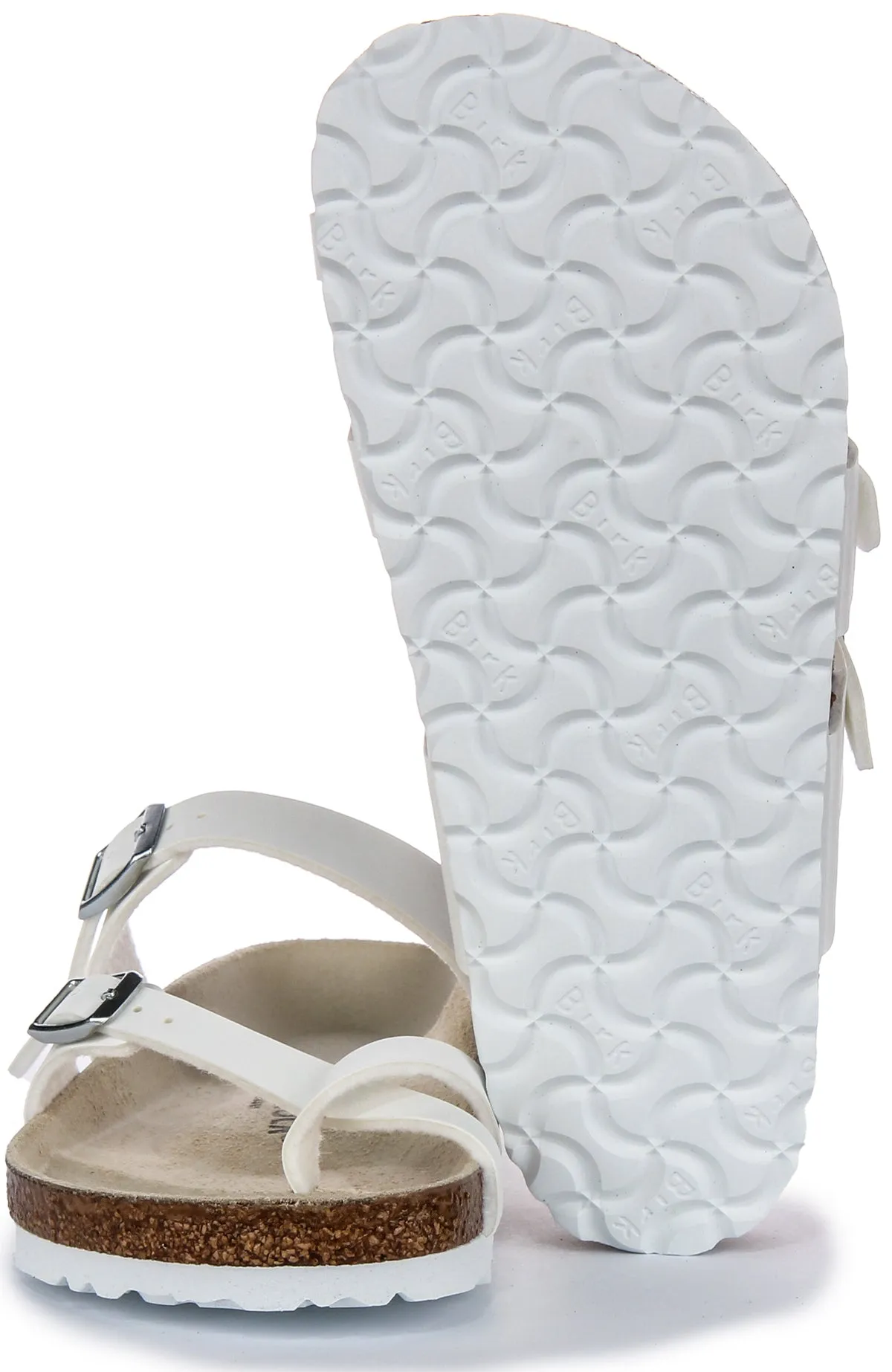 Birkenstock Mayari en blanc pour femmes | Chaussures à ajustement régulier Birkenstock