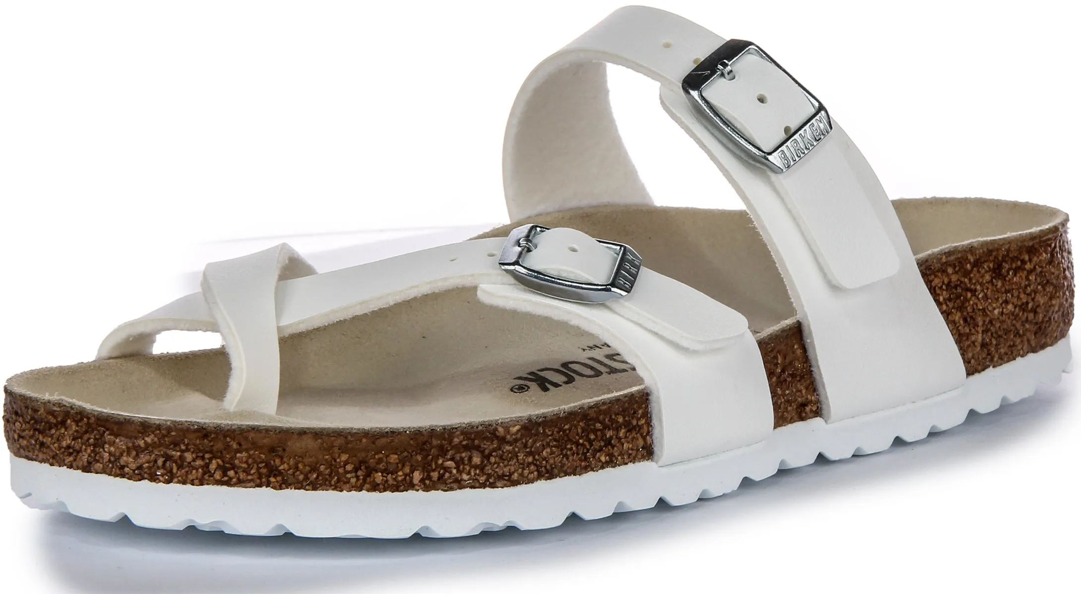 Birkenstock Mayari en blanc pour femmes | Chaussures à ajustement régulier Birkenstock