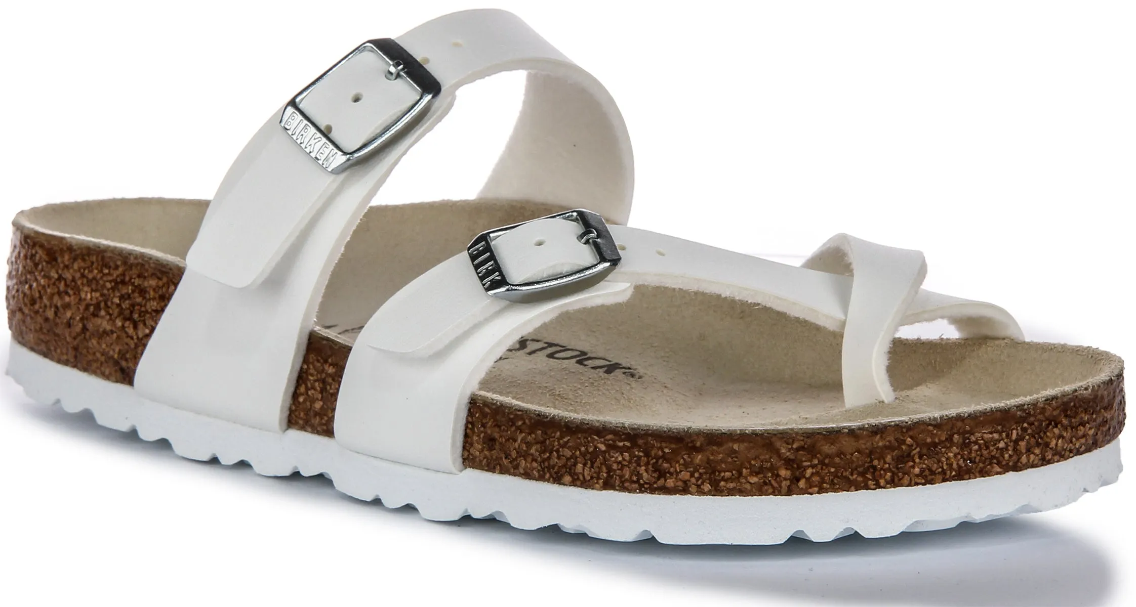 Birkenstock Mayari en blanc pour femmes | Chaussures à ajustement régulier Birkenstock