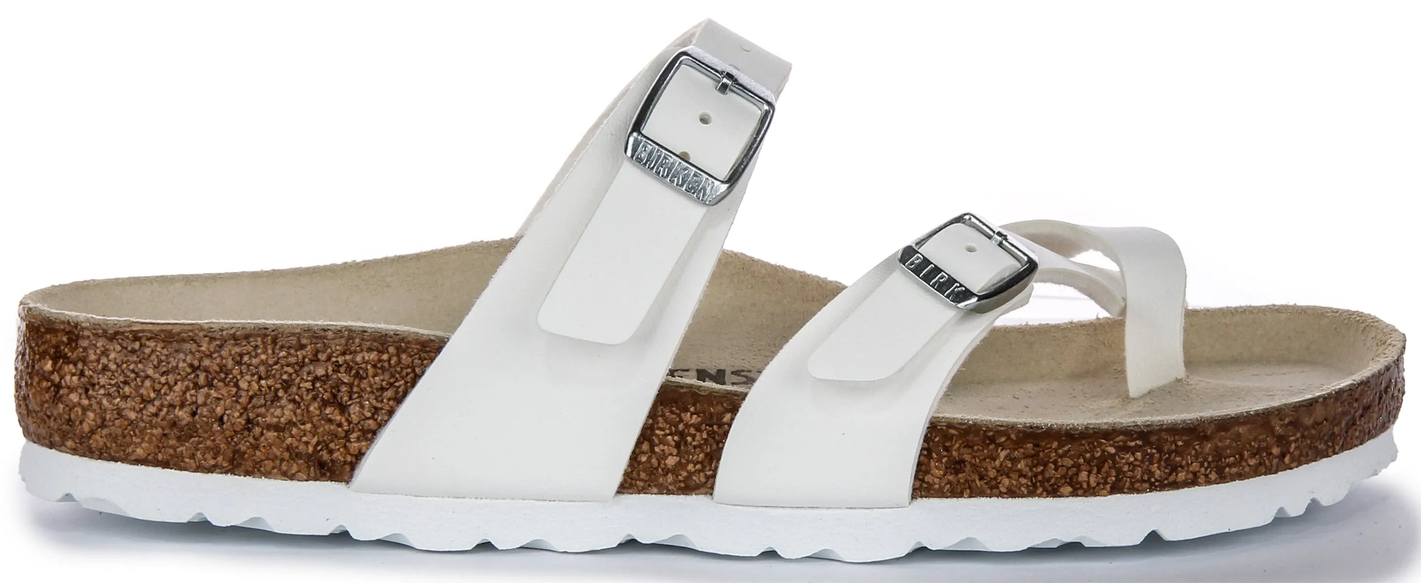 Birkenstock Mayari en blanc pour femmes | Chaussures à ajustement régulier Birkenstock