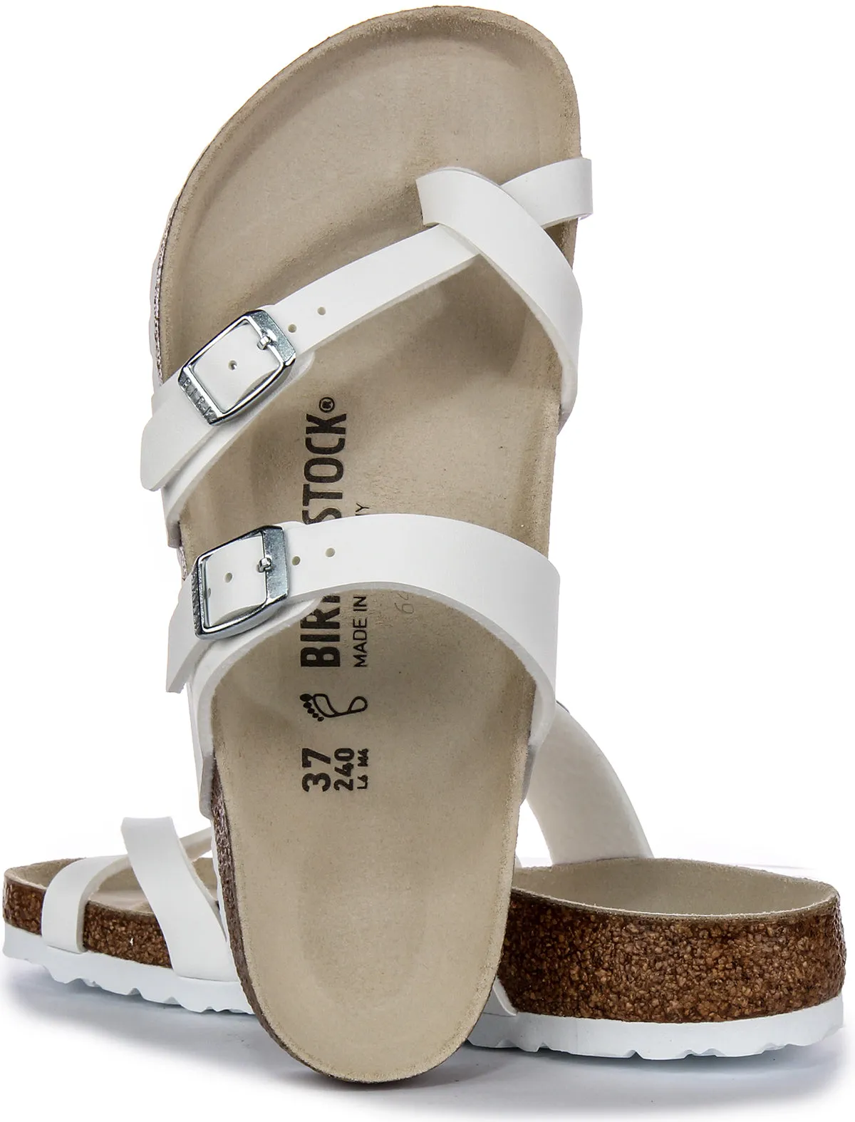 Birkenstock Mayari en blanc pour femmes | Chaussures à ajustement régulier Birkenstock