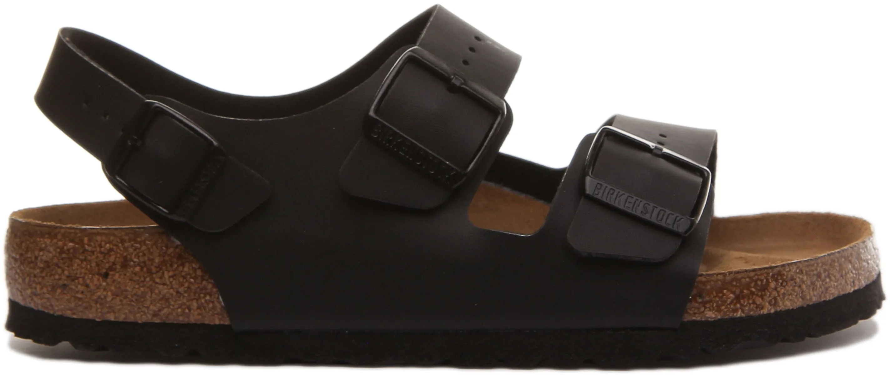 Birkenstock Milano en noir | Chaussures à ajustement régulier Birkenstock