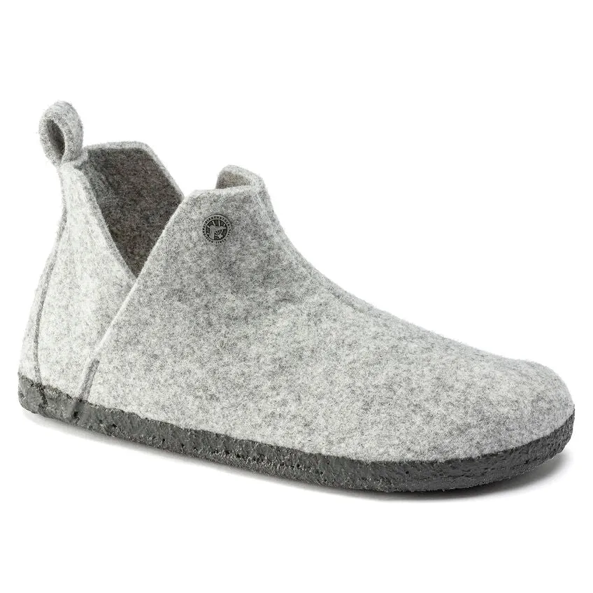 Birkenstock Chaussures Andermatt Laine/Doublure en peau de mouton Gris clair
