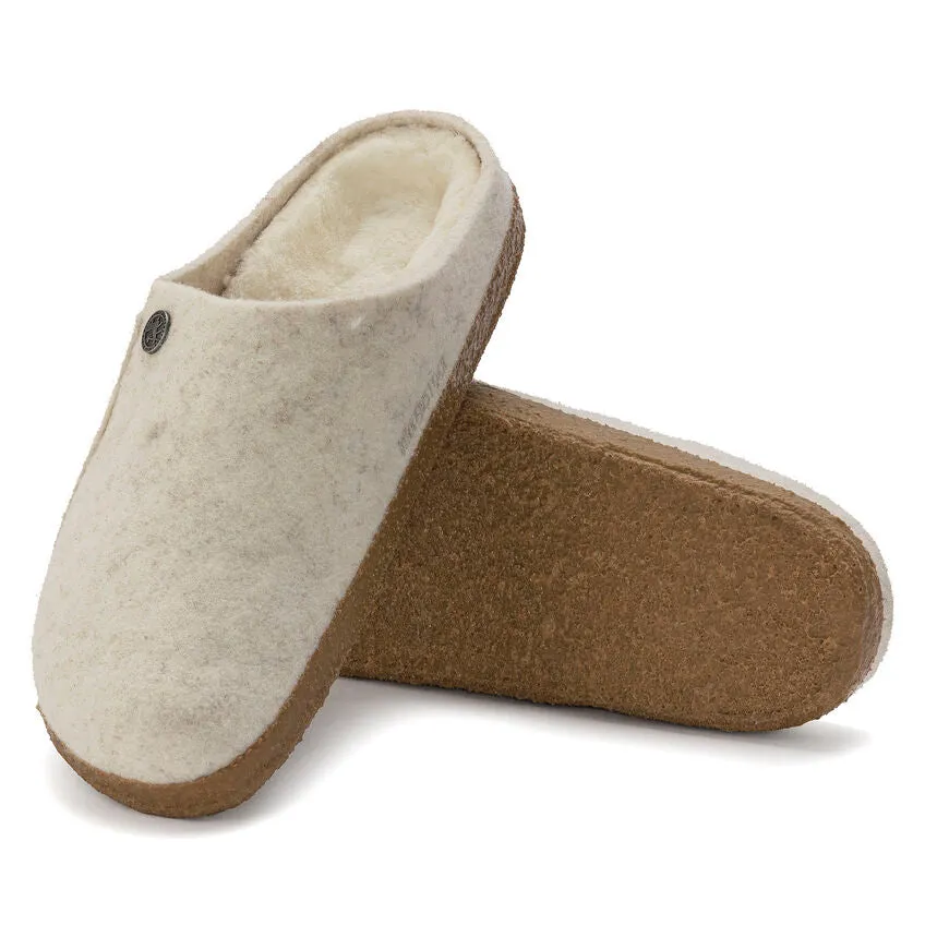 Birkenstock Chaussures pour Femmes Zermatt Laine/Doublure en Mouton Écru