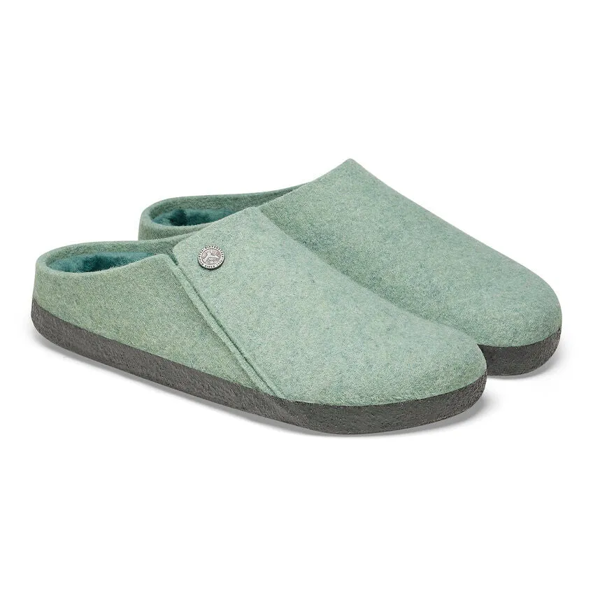 Chaussures Birkenstock pour Femmes Zermatt Laine/Doublure en Shearling Matcha