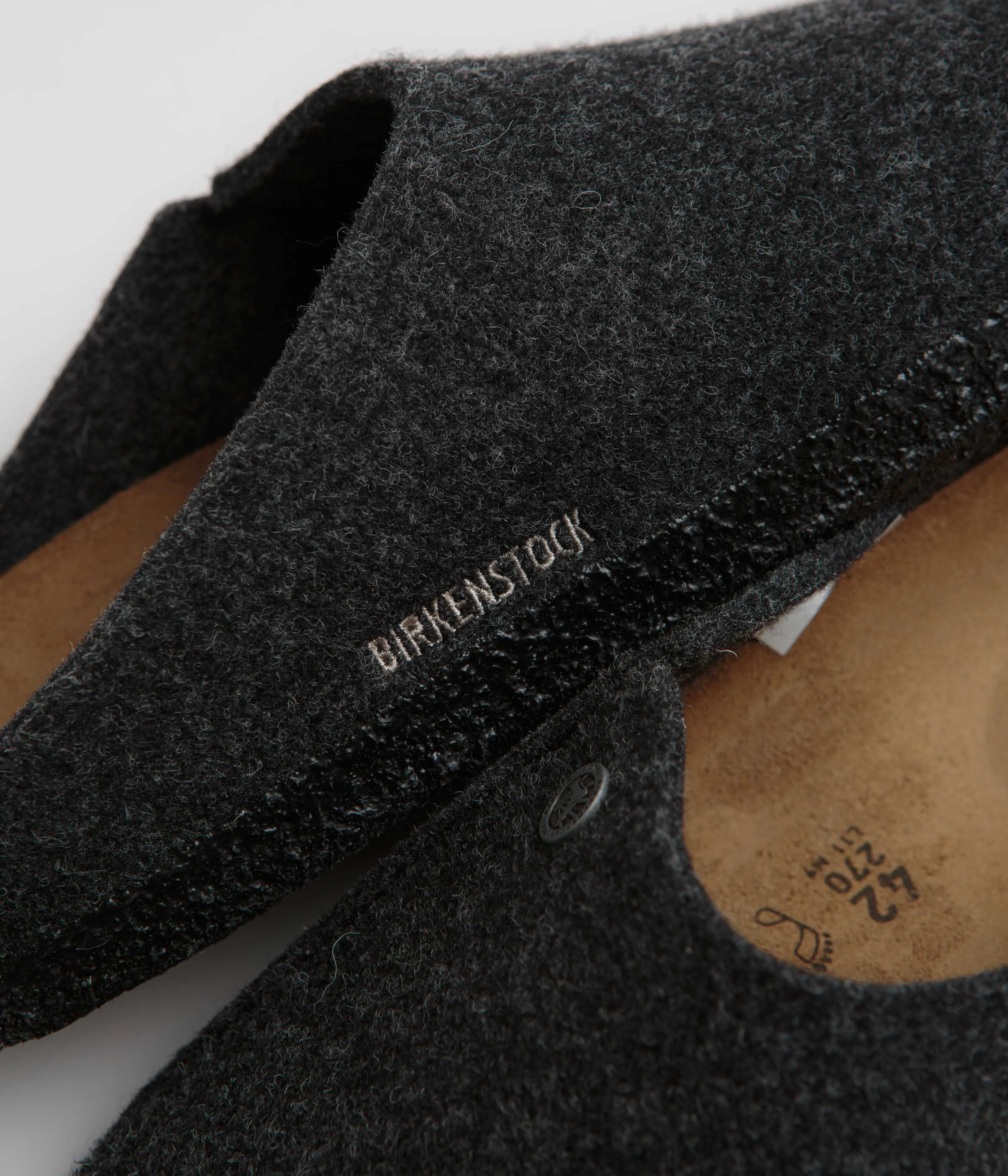 Chaussons Birkenstock Zermatt en feutre - Chaussures Birkenstock Anthracite