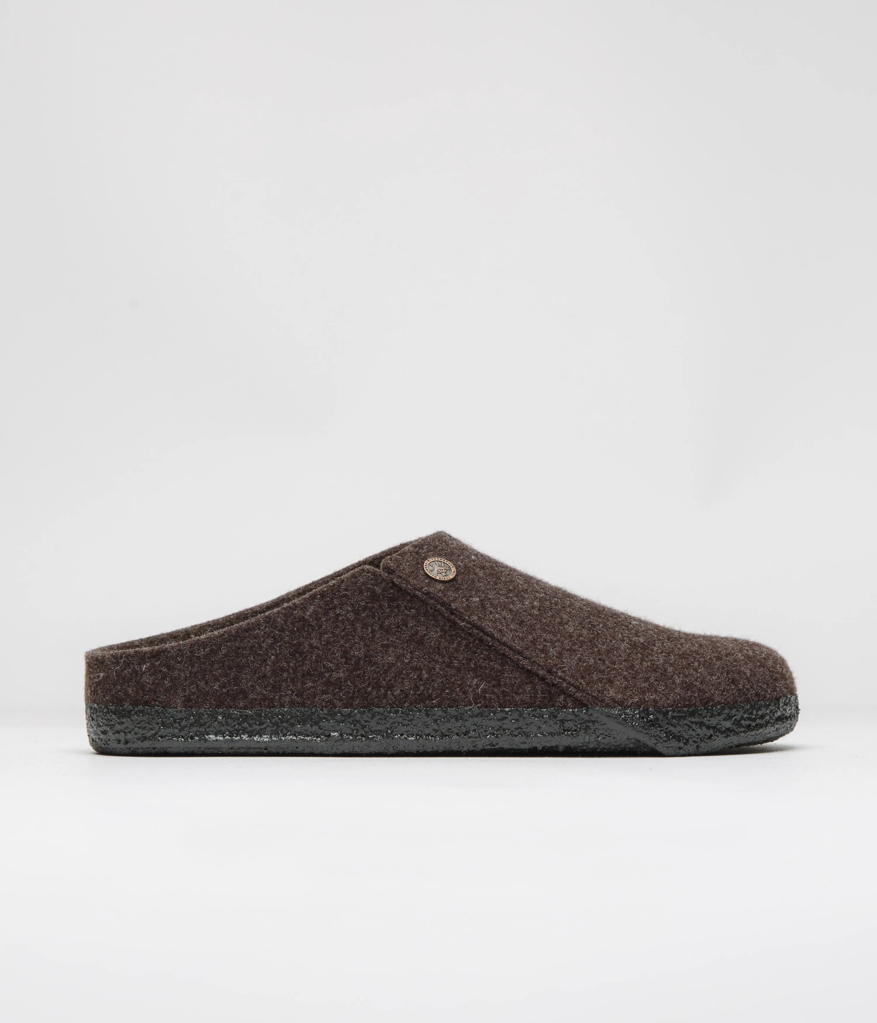 Chaussons Birkenstock Zermatt en feutre avec doublure en shearling - Chaussures Birkenstock Mocha