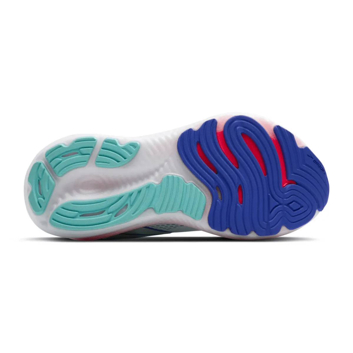 Brooks Women's Glycerine 22 Blanc/Coquille de Patelle/Bleu Amparo