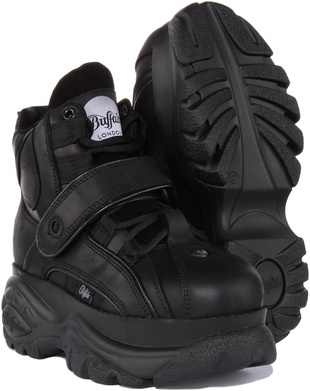 Buffalo 1348-14 2.0 En Noir Pour Femme Chaussures Buffalo