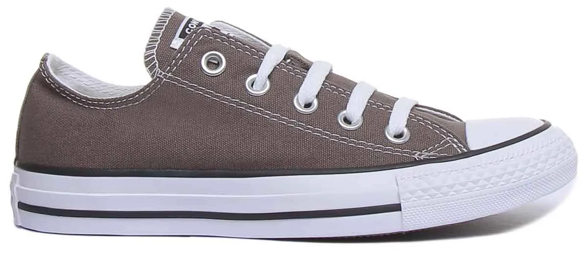 Converse All Star Low Trainer en charbon pour chaussures femmes Converse