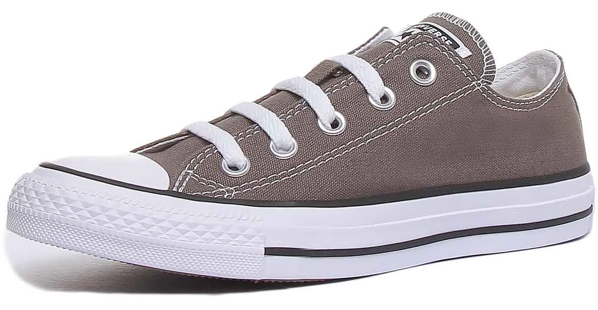 Converse All Star Low Trainer en charbon pour chaussures femmes Converse