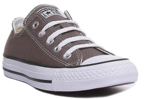 Converse All Star Low Trainer In Charcoal For Women Shoes Converse